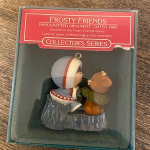 Hallmark frosty friends collectors series 1986